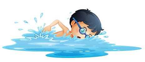 Person swimming